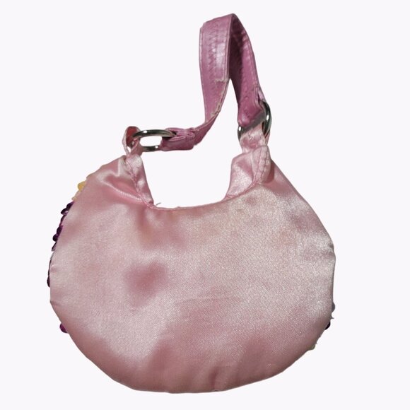 Build a Bear Sequin Handbag Pink Purple Purse for Plush Stuffed Animals - Picture 2 of 5